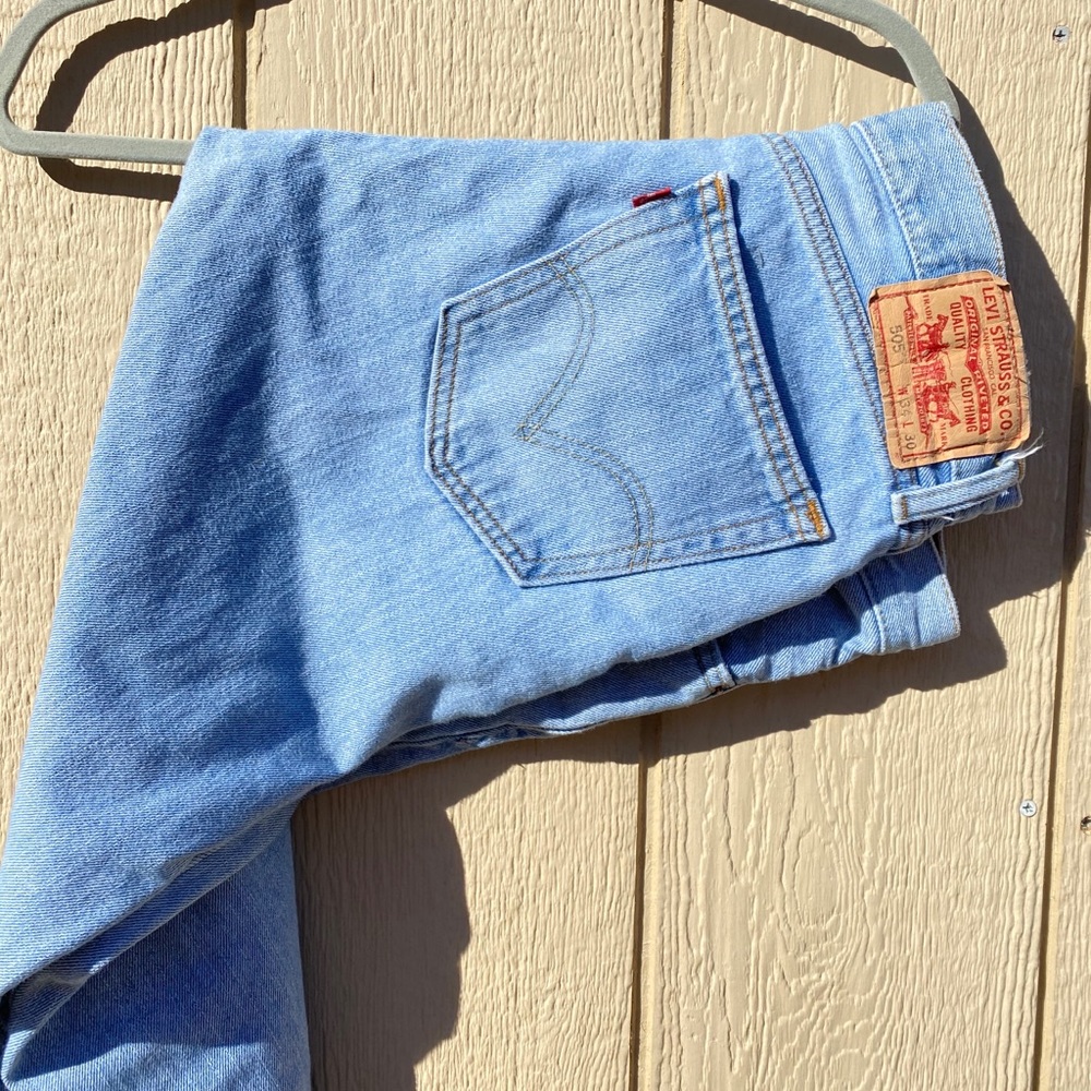 Levi’s 505 Light Wash 34w/30l Jeans